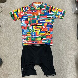 Men’s bicycling set